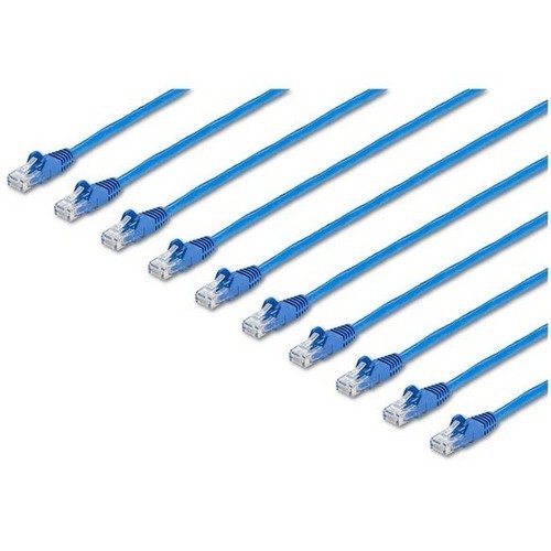 StarTech.com N6PATCH1BL10PK networking cable Blue 11.8" (0.3 m) Cat6 U/UTP (UTP)