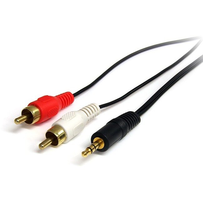 StarTech.com 0.92m, 3.5mm/2xRCA, M/M audio cable 36.2" (0.92 m) Black