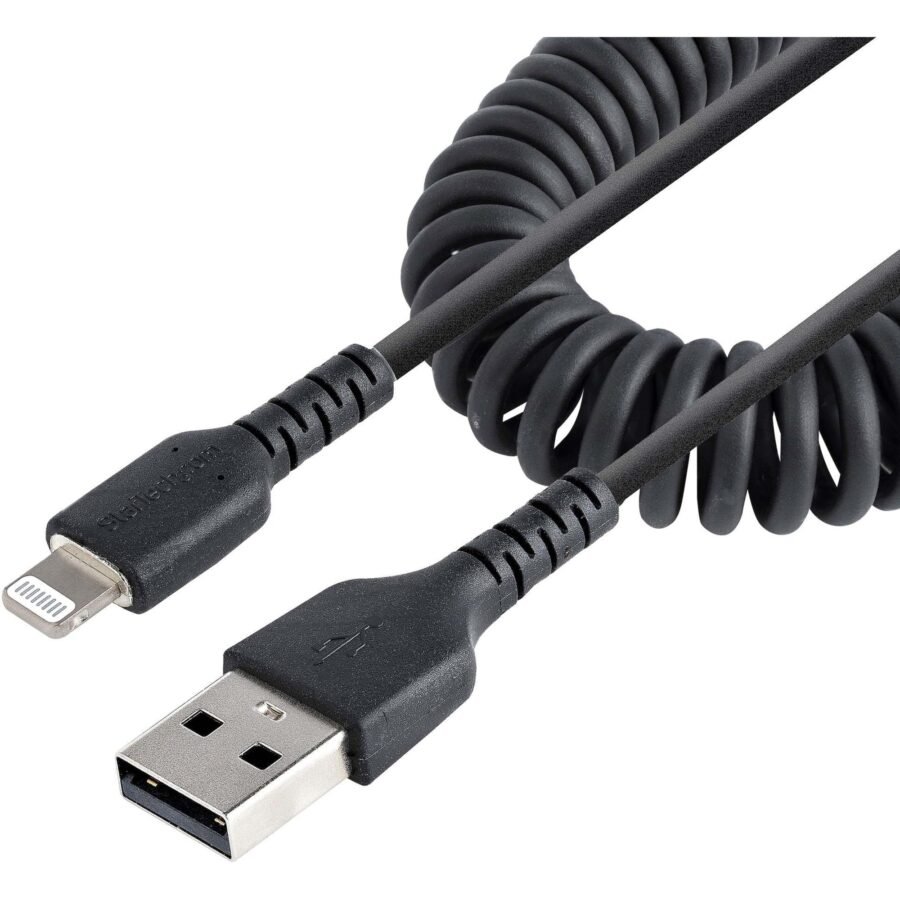 StarTech.com RUSB2ALT1MBC lightning cable 39.4" (1 m) Black