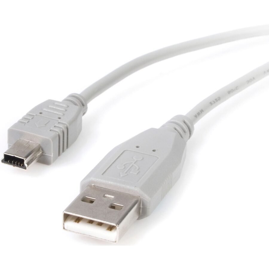 StarTech.com USB2HABM6 USB cable USB 2.0 70.9" (1.8 m) USB A Mini-USB B Gray