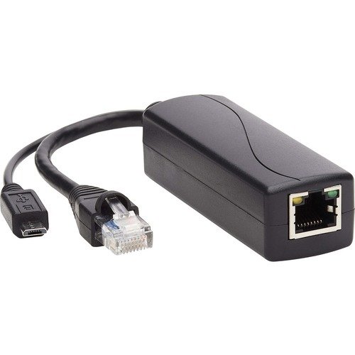 Tripp Lite NPOE-SPL-G-5VMU cable gender changer RJ-45 RJ-45, Micro-USB Type-B Black