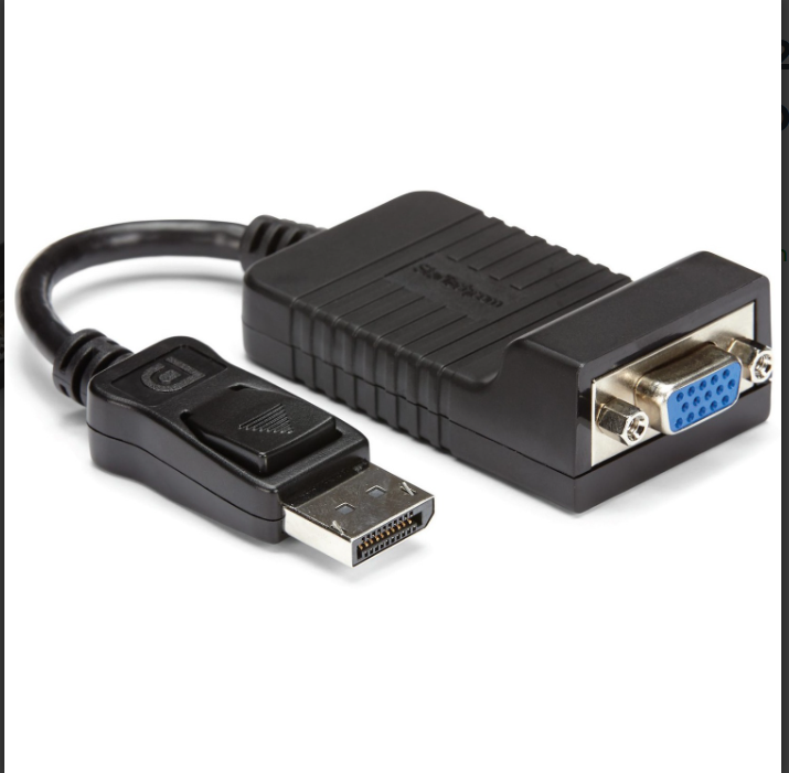 StarTech.com DP2VGA video cable adapter 3.15" (0.0800 m) DisplayPort VGA (D-Sub) Black