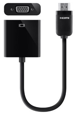 Belkin F2CD058 video cable adapter HDMI VGA (D-Sub) Black
