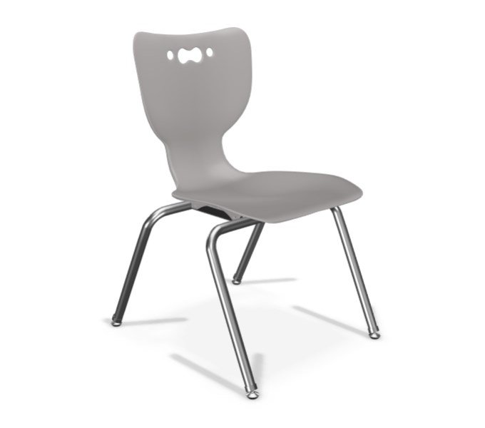 MooreCo Hierarchy Hard seat Hard backrest Gray Chrome
