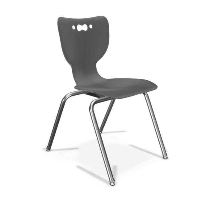 MooreCo Hierarchy Hard seat Hard backrest Black Chrome