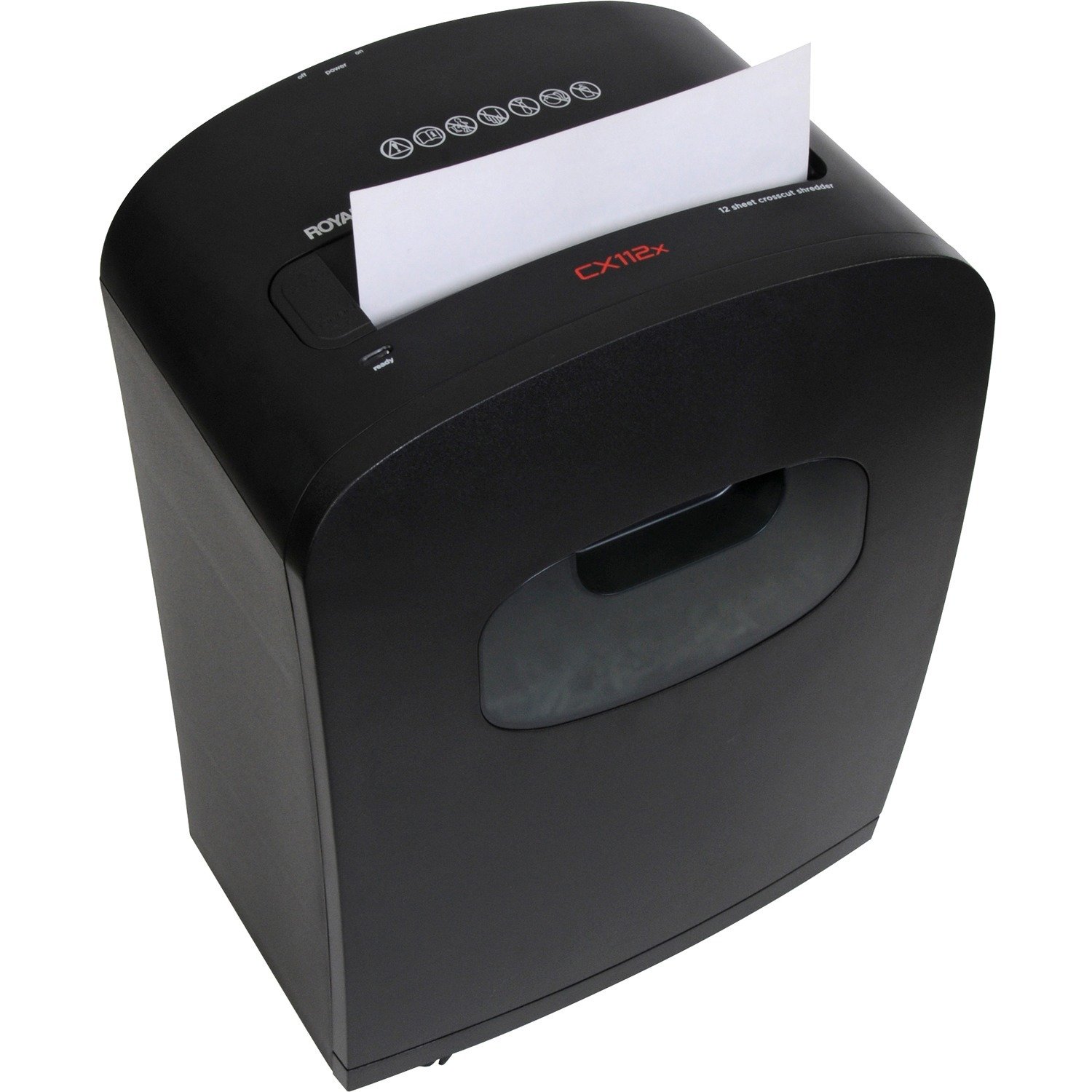 Royal 112MX paper shredder Cross shredding 9.02" (22.9 cm) Black