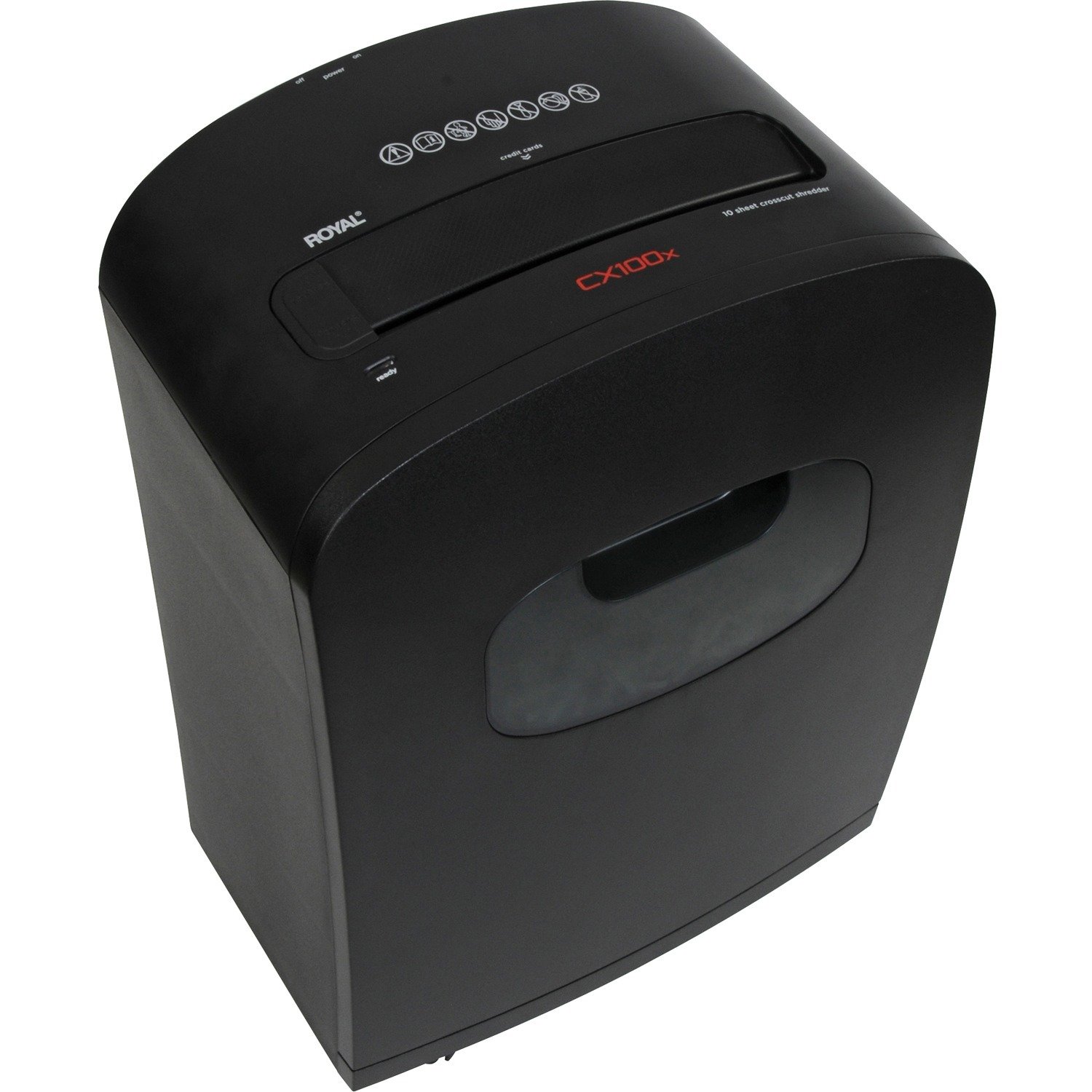 Royal 100X paper shredder Cross shredding Black