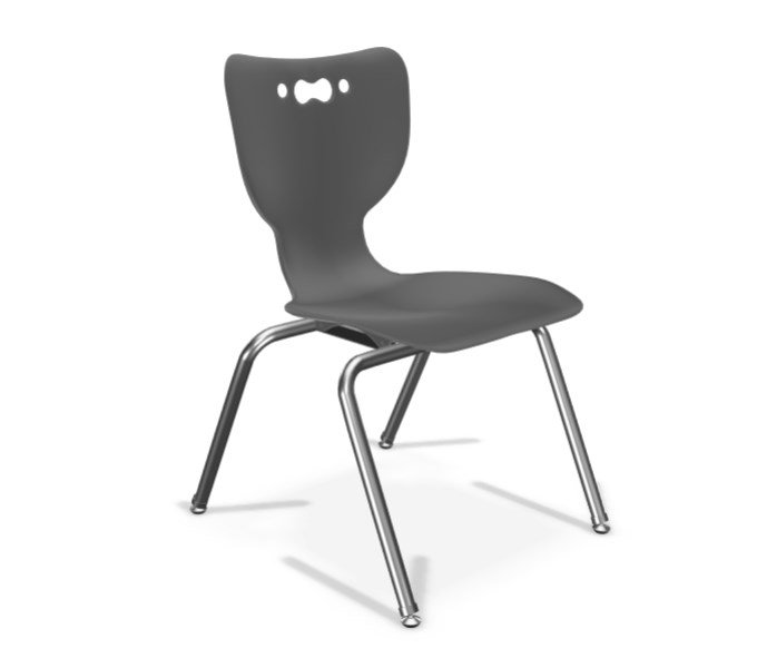 MooreCo Hierarchy Hard seat Hard backrest Black Chrome