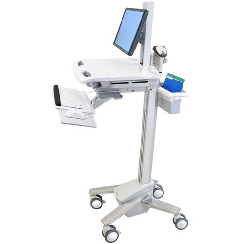 Ergotron StyleView EMR Cart with LCD Pivot White Flat panel Multimedia cart