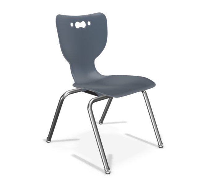 MooreCo Hierarchy Hard seat Hard backrest Navy Chrome