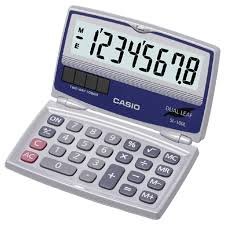 Casio SL-100L calculator Pocket Basic Silver