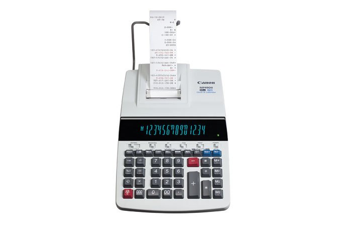 Canon MP49DII calculator Desktop Printing Gray