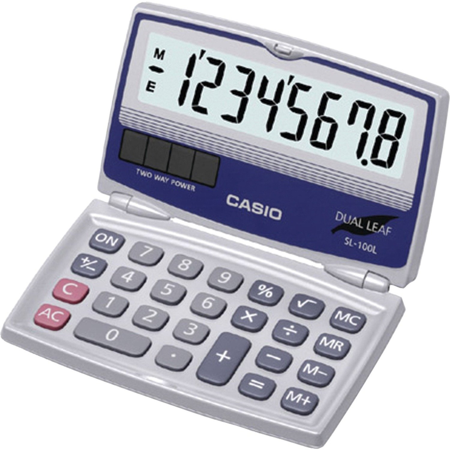 Casio SL-100L calculator Pocket Basic Silver