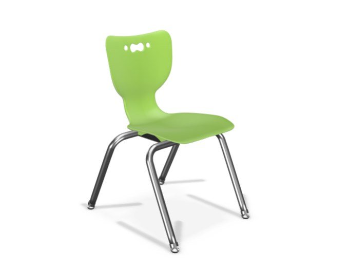 MooreCo Hierarchy Hard seat Hard backrest Green Chrome