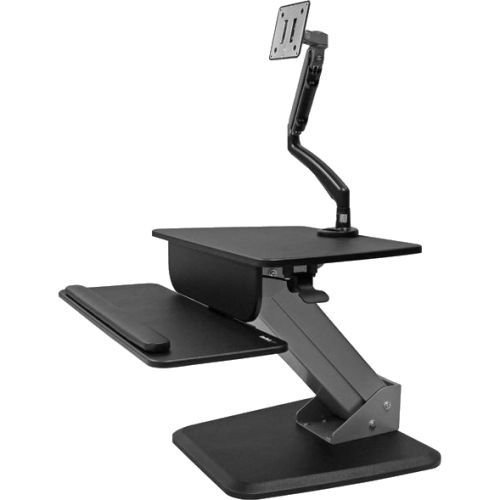 StarTech.com BNDSTSSLIM multimedia cart/stand Black Flat panel Multimedia stand