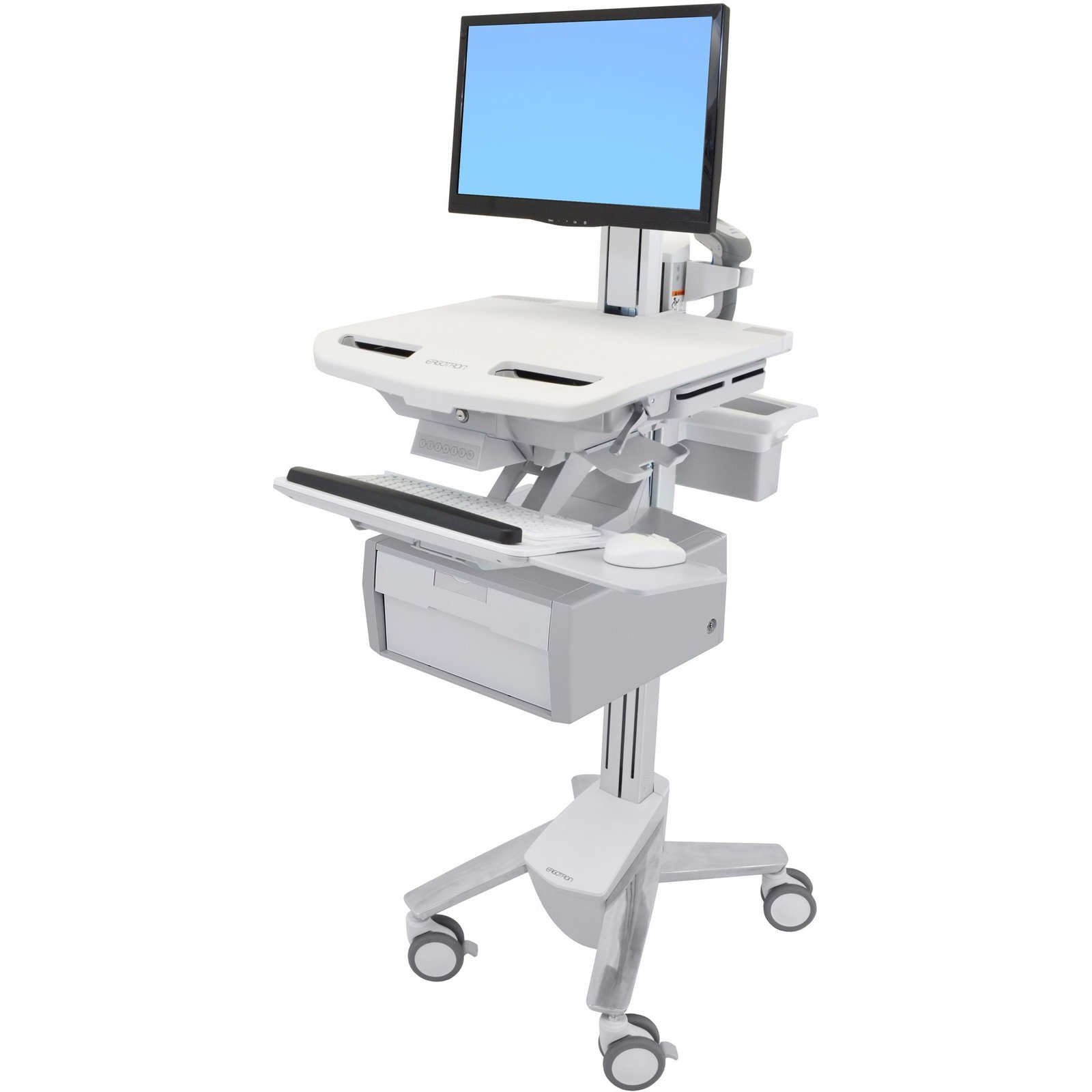 Ergotron StyleView White Flat panel Multimedia cart